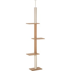 4goodz Krabpaal Plafondhoog 228-260 cm Verstelbaar Klimboom voor Katten