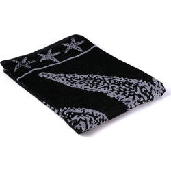 PHLOX Strandlaken - 100% katoen - 1 zijde velour - 90x160 - star black