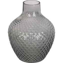 Present Time Vase Delight Glass Dark Grey