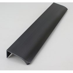 Profielgreep Christien - Gun metal - 160 mm - Modern - Handgreep - Kastgreep - Ladegreep