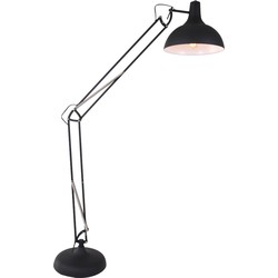 Mexlite vloerlamp Office magna - zwart -  - 7632ZW