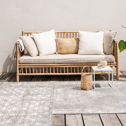 Buiten vloerkleed Sage - Grijs - dubbelzijdig - EVA Interior - Polypropyleen - 200 x 290 cm - (L)