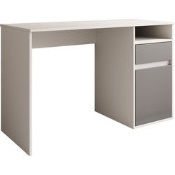 Meubella - Bureau Babot - Wit 3 - 120 cm