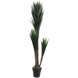 Mica Decorations Yucca Kunstplant - H160 x Ø80 cm - Pot - Groen