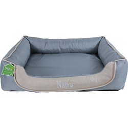 Nap'zzz divan waterproof duo grijs/beige 100x80 cm - Gebr. de Boon