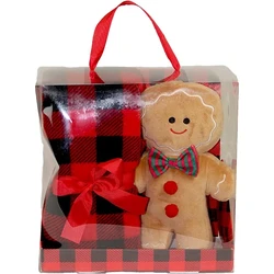 Unique Living - Giftbox Xmas Cookie Red - 90x75cm