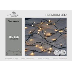 Anna's Collection Kerstverlichting - 480 led - warm wit - 48m - Kerstverlichting kerstboom