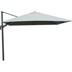 Zweefparasol 300 x 300 cm Shadow LED - Antraciet/Faded Grey - Fonteyn Collectie