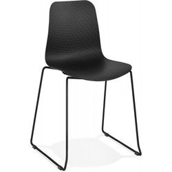 EXPO moderne stoel 55x50x825 cm Zwart