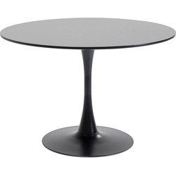 Eettafel Schickeria Zwart Ø110cm