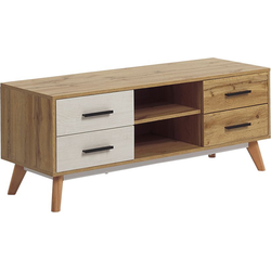 Beliani FLORIDA - TV-kast-Lichte houtkleur-MDF