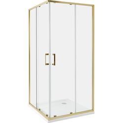 Beliani TELA - Douchecabine-Transparant-Veiligheidsglas