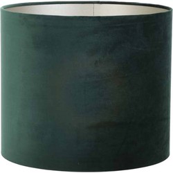 Light & Living - kap - Velours - groen - textiel - Ø 35cm - E27 - 2235051
