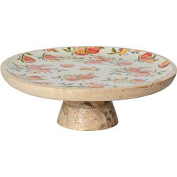 Decoplateau mangohout d27,5h9,5 cm mlt