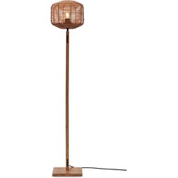 Vloerlamp Tanami - Bamboe/Rotan - Ø25cm