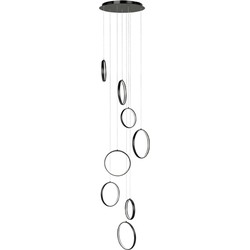 Highlight Olympia Oval LED Videlamp/Hanglamp - Zwart