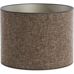 Light & Living - kap - Saverna - bruin - textiel - Ø 40cm - E27 - 2240804