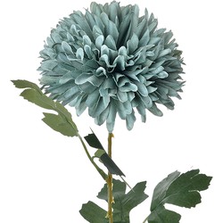 Clayre & Eef Kunstbloem 54 cm Groen Blauw Kunststof