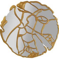 Kare Design Wandspiegel Pieces - Diameter Ø100 Cm - Goud