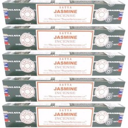 60 Nag Champa wierookstokjes Jasmine 15 gram - Wierookstokjes