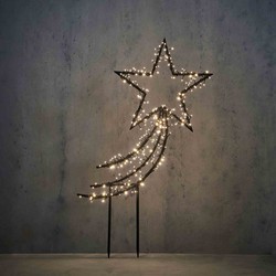 Luca Lighting Kerstverlichting Vliegende Ster - 78x3x132 cm - Klassiek Wit