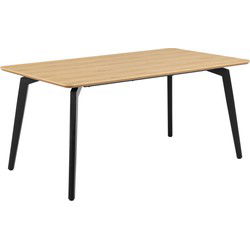 Eettafel Rechthoek Naturel - 160x90x75cm - Karen