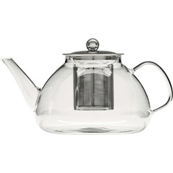 Secret de Gourmet - Theepot - glas/rvs - met filter - 1300 ml - Theepotten