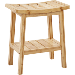 Beliani TREMONT - Bijzettafel-Lichte houtkleur-Bamboehout