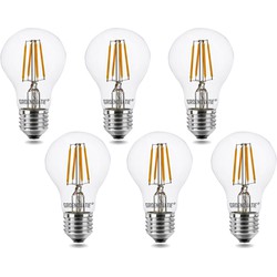 Groenovatie E27 LED Filament Lamp 4W Warm Wit Dimbaar 6-Pack
