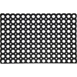 H&S Collection Deurmat voor buiten - rubber - 60x40 cm - schoonloopmat - Deurmatten