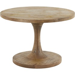 Bijzettafel Bicaba - Hout - Ø60cm