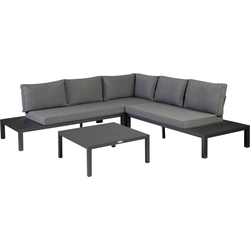 Exotan La Vida Loungeset Buiten Incl. Kussens - Aluminium - Grijs