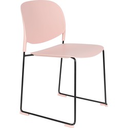 Housecraft Living Stacks Stapelbare Stoelen/ Eetkamerstoelen Roze - Set van 4