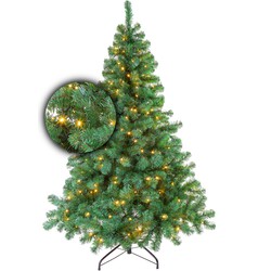 Luxe Kerstboom Excellent Trees® LED Stavanger Green 150 cm met verlichting