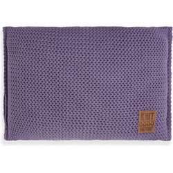 Knit Factory Maxx Sierkussen - Violet - 60x40 cm - Inclusief kussenvulling