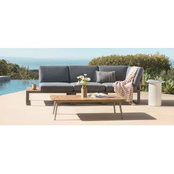 Albufeira modulaire loungeset hoekopstelling - Alu antraciet