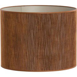 Light & Living - kap - Penny - bruin - textiel - Ø 30cm - E27 - 2230963