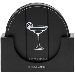 Rivièra Maison Happy Drink Coasters 4 Pieces set van 2