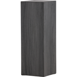 Rana houten decoratieve zuil zwart - 65 x 23 cm