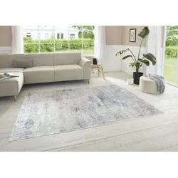 Elle Decoration - Modern Design vloerkleed - Chameis - Grijs / Roze / Blauw - 160 X 230 CM