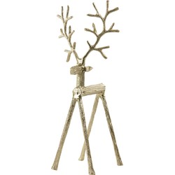 Light & Living - Ornament DEER - 20x17x45cm - Goud