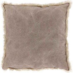 Unique Living - Sierkussen Laurie Taupe -45x45cm