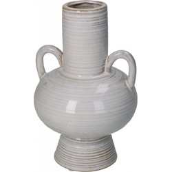 Vase Feinkeramik beige 13,5x13,5x21,4 cm - HD Collection