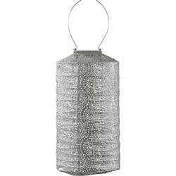 LUMIZ Solar tuinverlichting Occult Cylinder - 18 cm - Zilver