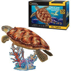 Cubic Fun National Geographic 3D Puzzel Zeeschildpad 31 Stukjes