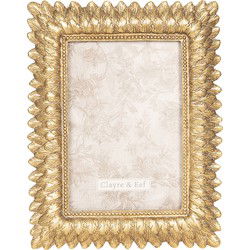 Clayre & Eef Fotolijst Goudkleurig Kunststof