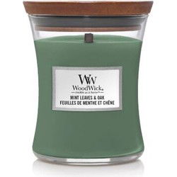 Mint Leaves & Oak Medium Candle
