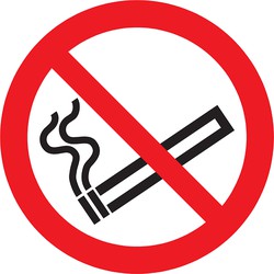 Deco verboden te roken 300 mm - Pickup