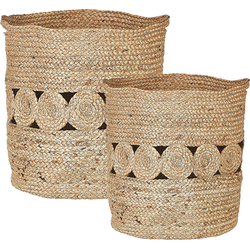 Beliani ALANG - Mand-Natuurlijk-Jute