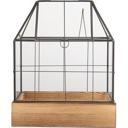 Clayre & Eef Decoratie Kweekkastje Transparant Glas